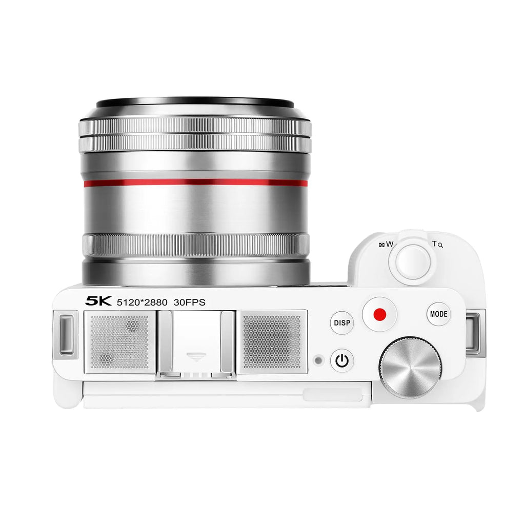 ORDRO G730 Cámara digital compacta Pantalla táctil 5K Cámara de Vlogging de visión nocturna IR Blanco Negro para fotografía