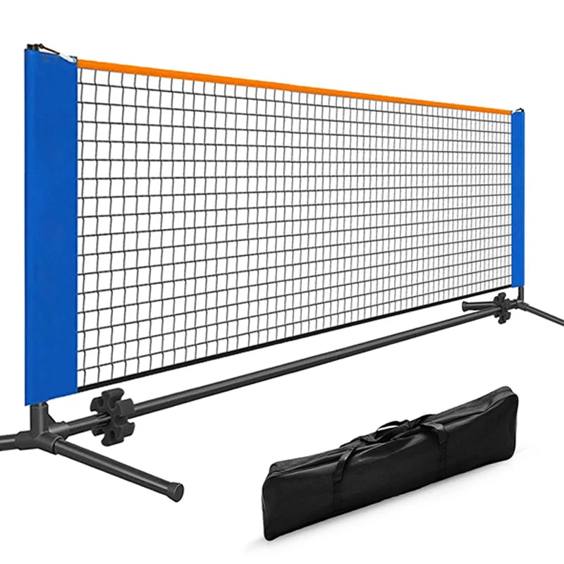 Estante portátil de Pickleball de red de Pickleball con marco de metal de Amazon de 10 pies, cubierta de estante de tenis