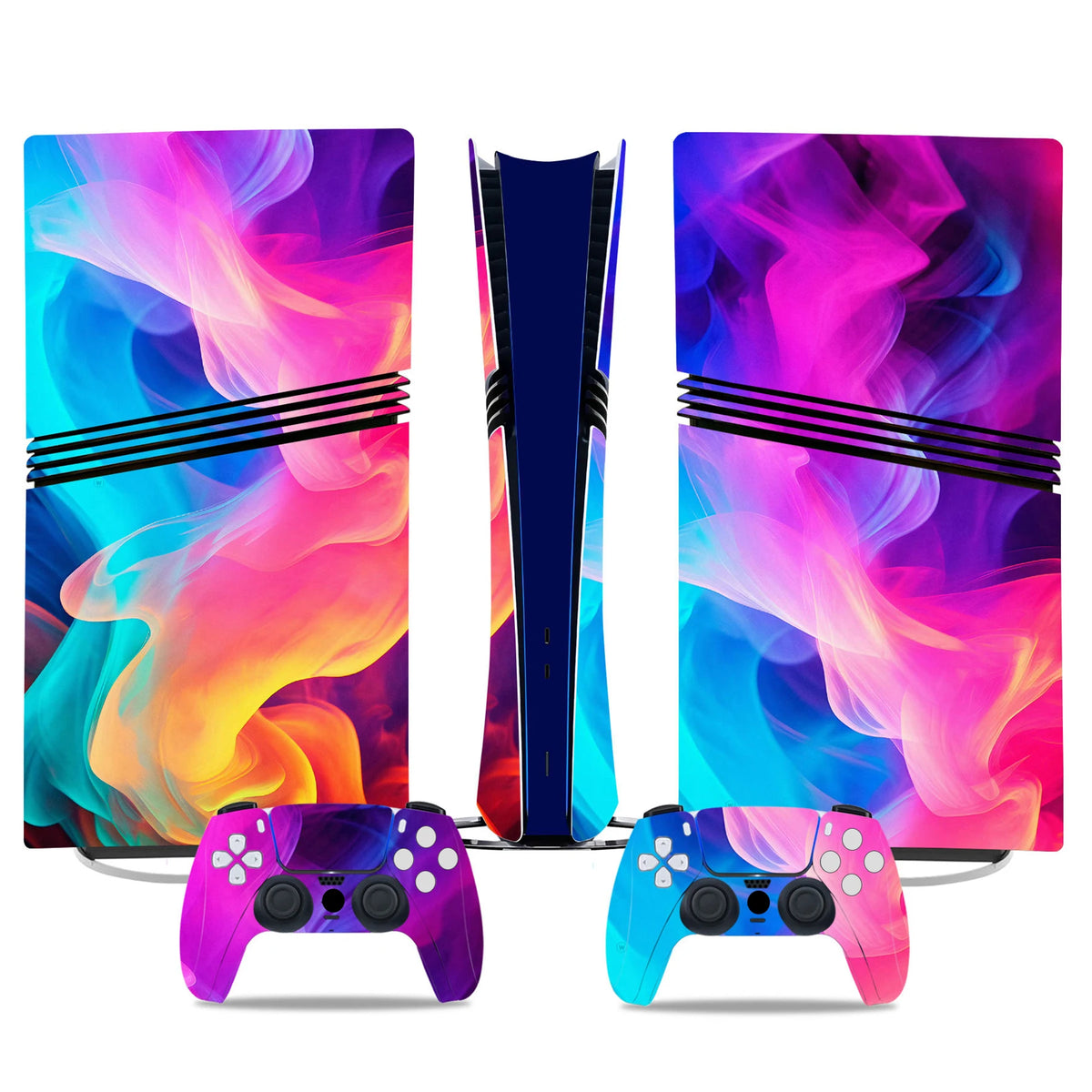 Juego completo de adhesivos protectores para consola PS5 Pro Digital y 2 mandos