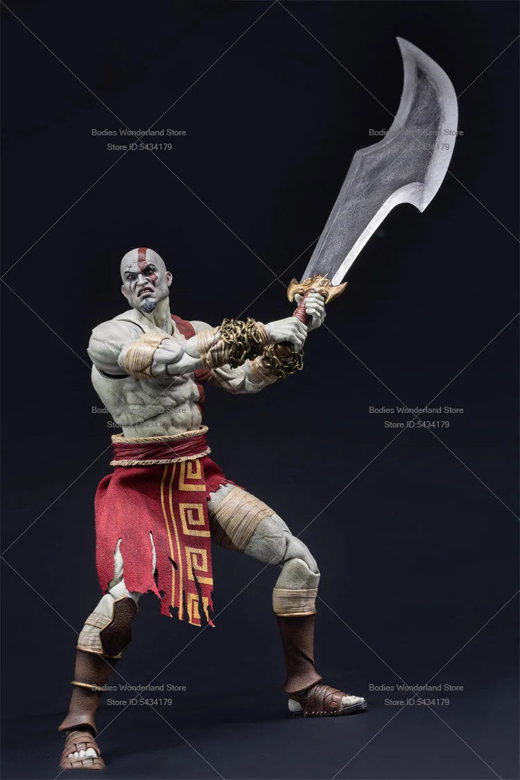 SIGMA STUDIOS GOW-01A 1/12 Scale Spartan White Sharpshooter Kratos GODSLAYER Male Soldier 6inch Action Figure Doll Collection
