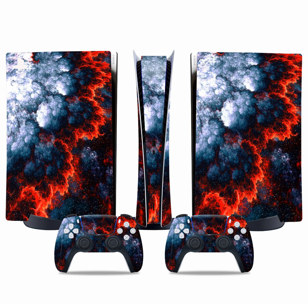 Adhesivo para consola PS5 Digital, cubierta protectora de vinilo para control de juego