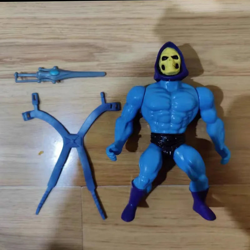Figura de acción de 5.5 pulgadas de He-Man, Man-At-Arms y Skeletor, juguetes