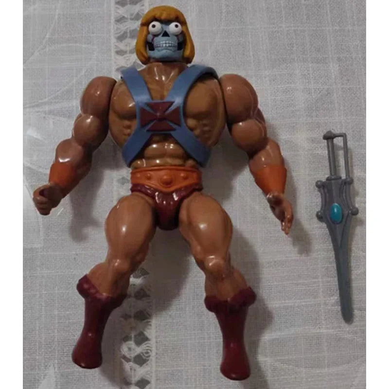 Figura de acción de 5.5 pulgadas de He-Man, Man-At-Arms y Skeletor, juguetes