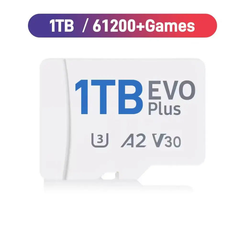 Tarjeta TF de juego Steamdeck, tarjeta de memoria de 1TB/512GB/256GB con más de 65200 juegos, más de 70 emuladores, sistema de batería para Steam Deck/consola de juegos Win/PC