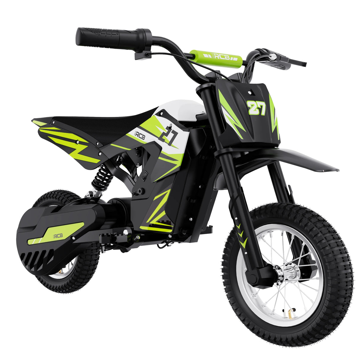 RCB KIDS R9X Kids Electric Motorbike, 300W Electric Motorcycle for Children, 36V 5.2Ah Battery, Up to 15.5 MPH & 9.3 Mile Range, Safe Ride On Toy, Ideal Electric Motorcycle Gift for Kids Ages 3-12