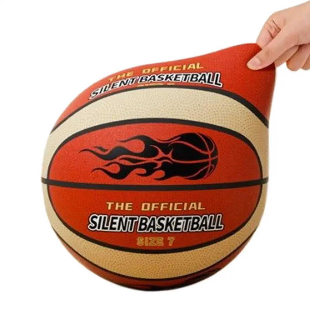 Balón de baloncesto silencioso, fácil de agarrar, de bajo ruido, para entrenamiento, para niños, niñas, adolescentes, para el hogar, dormitorio, deportes
