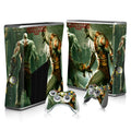 Vinilo Adhesivo Personalizado para Consola Xbox 360 Slim y 2 Controles, Adhesivo Decorativo para Xbox 360 Slim