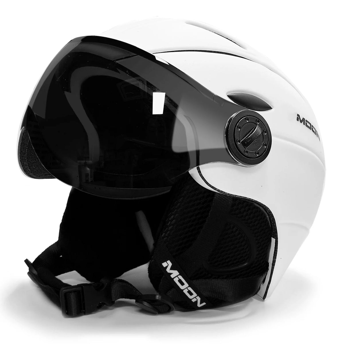 Visera 2 en 1, casco de esquí y Snowboard, máscara de nieve desmontable, antiniebla, Anti-uv, gafas integradas, escudo de bajo peso para adultos, hombres y mujeres