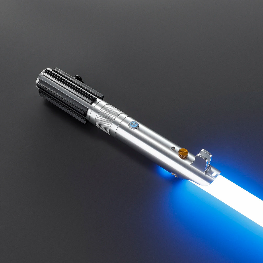 DamienSaber Anakin Lightsaber Force Heavy Dueling Light Saber Motion Control  Infinite Color Changing with 34 Sound Fonts