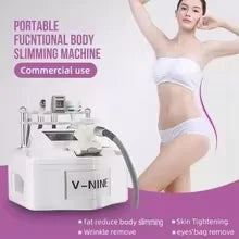 Máquina de Cavitación Portátil Vela V10, Dispositivo 5 en 1 para Contorno Corporal y Reafirmación de la Piel, para Uso en Salón y en Casa