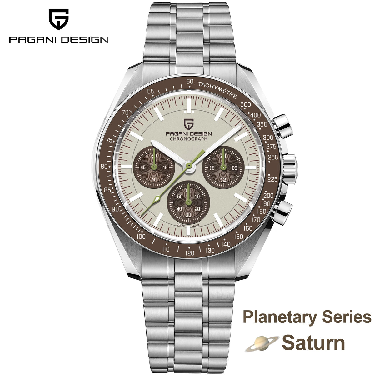 Relojes para hombre PAGANI DESIGN AK Project Mars 2026, reloj de cuarzo de lujo para hombre, cronógrafo deportivo con cristal de zafiro AR, fecha automática