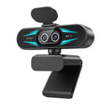 Cámara Web 4K 1080P 60fps EMEET C60E, Cámara USB Binocular 4K con Luz RGB para Streaming/Juegos, Cámara de Video para Computadora