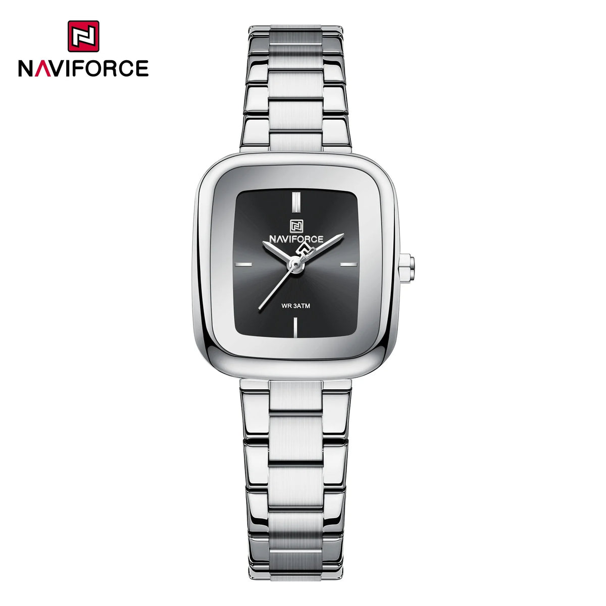 Nuevo reloj de moda vintage para mujer NAVIFORCE, resistente al agua 30m, correa de acero inoxidable, reloj de pulsera casual para dama