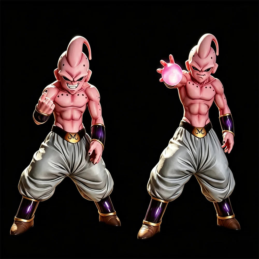 Figura de Anime Dragon Ball Z Buu de 19 cm, Figuras de Acción de Majin Buu, Figura de Super Buu, Estatua de PVC, Modelo Coleccionable, Juguetes, Regalos