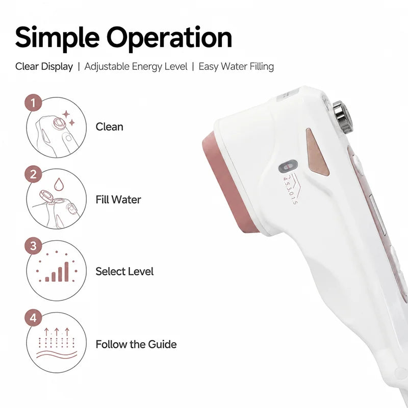 Mini Máquina de Belleza Facial Ultrasónica HIFU, Lifting Facial, Reafirmante, Antiarrugas, Cuidado de la Piel, Instrumento de Belleza Multifuncional, Masajeador