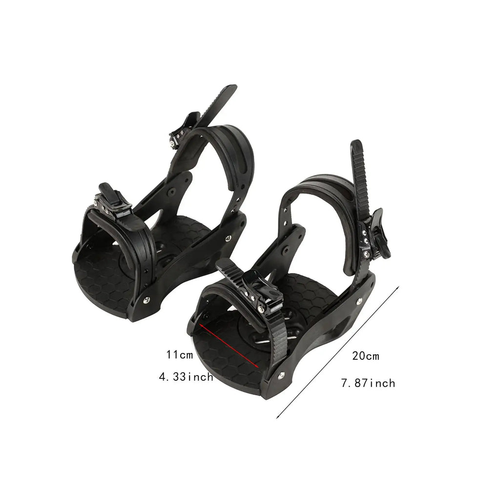 Fijaciones de Snowboard Ajustables para Adultos, Piezas de Fijación de Acero PP para Snowboard, Soporte para Deportes de Invierno