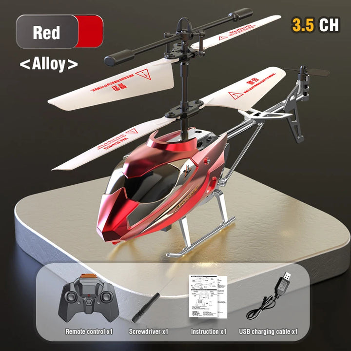 Helicóptero RC de 3,5 canales XK913 iluminado resistente a caídas juguete volador para niños regalo de Control remoto amigable para principiantes para niños mayores de 6 años