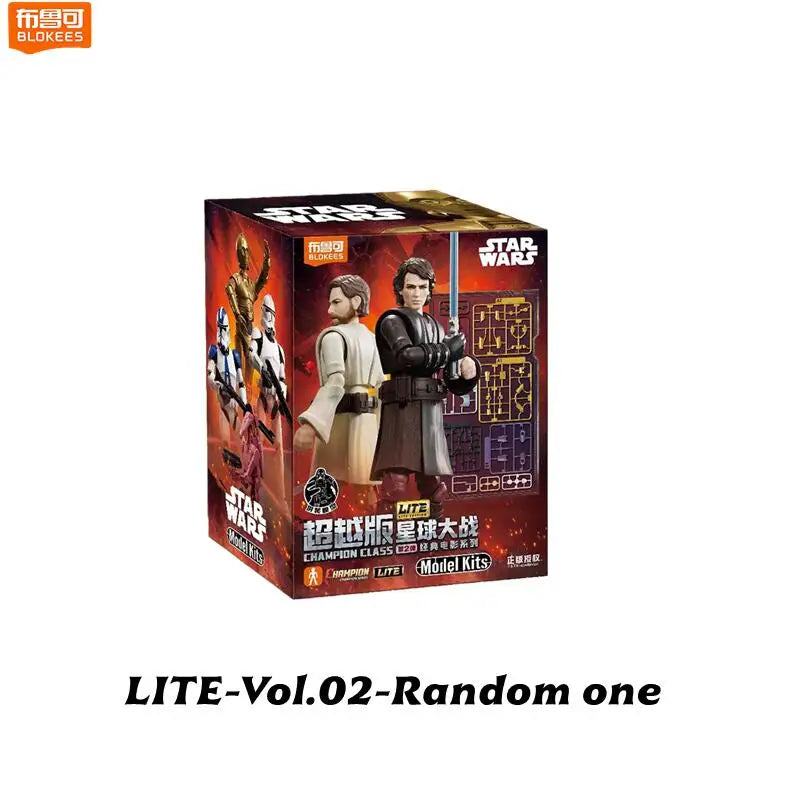 Blokees STAR WARS Anakin Darth Vader Obi-Wan Kenobi Din Djarin Grogu Figura de Acción Decorativa Juguete Coleccionable Regalo