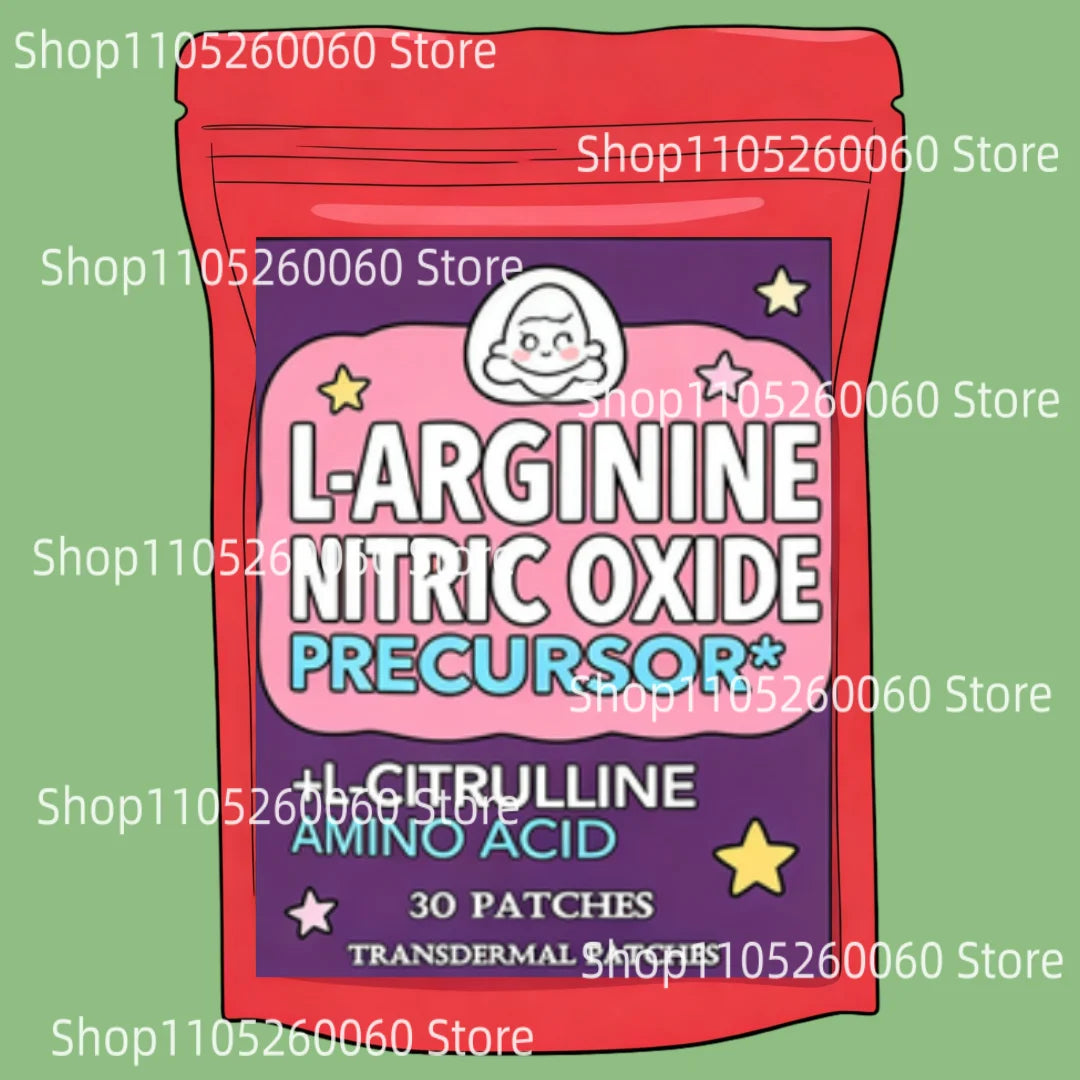 L-Arginina para Hombres L Complejo de Mezcla de Citrullina con Parches Transdermicos 30 Parches