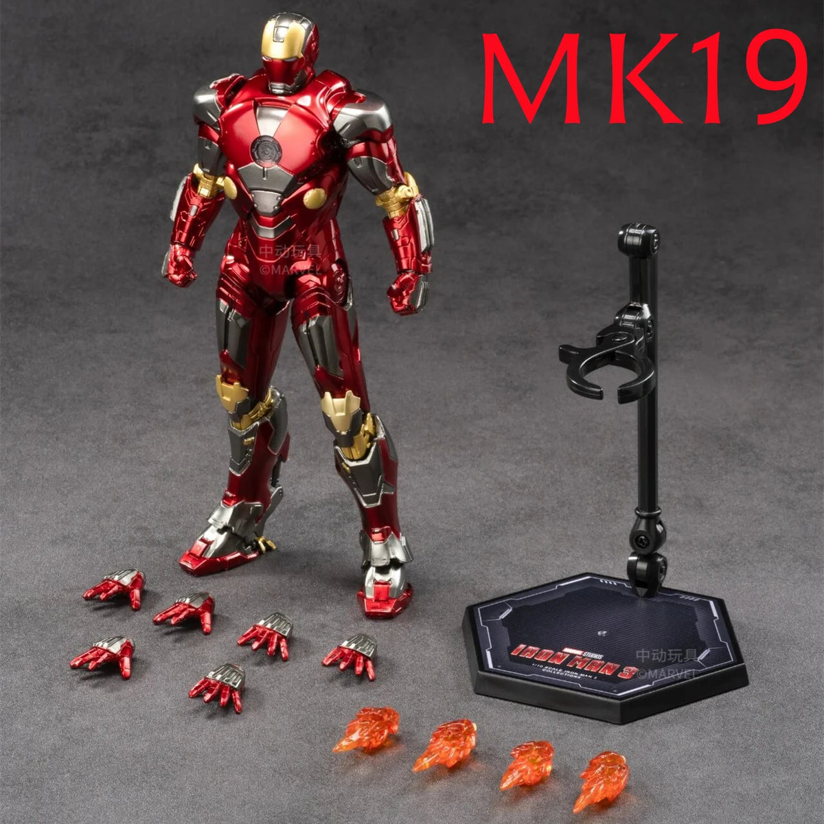 ZD Toys Marvel Avengers Iron Man Figura de acción MK3 MK6 MK50 Spider-Man: No Way Home Scarlet Spider Figura de acción coleccionable Regalo