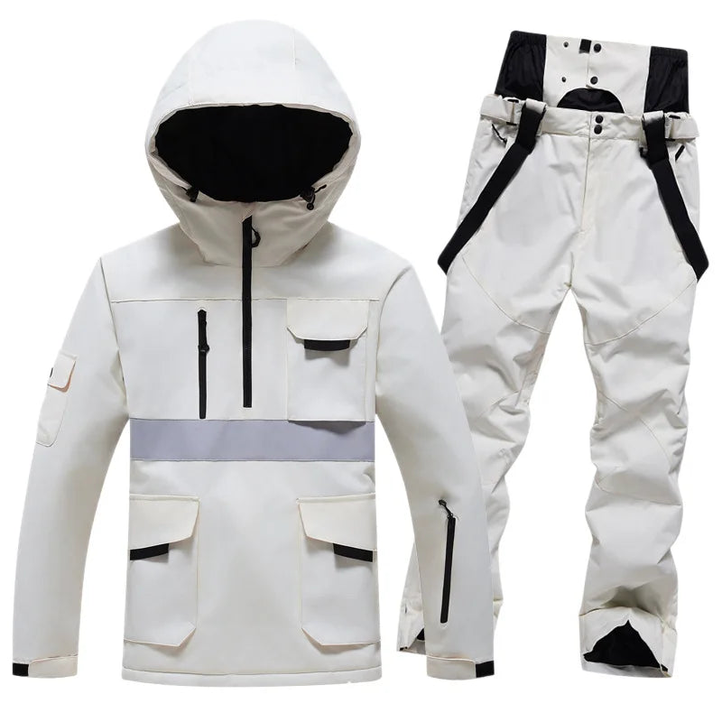 Traje de Esquí Profesional 2026, para Hombre y Mujer, Resistente al Viento y al Agua, para Tabla Individual y Doble