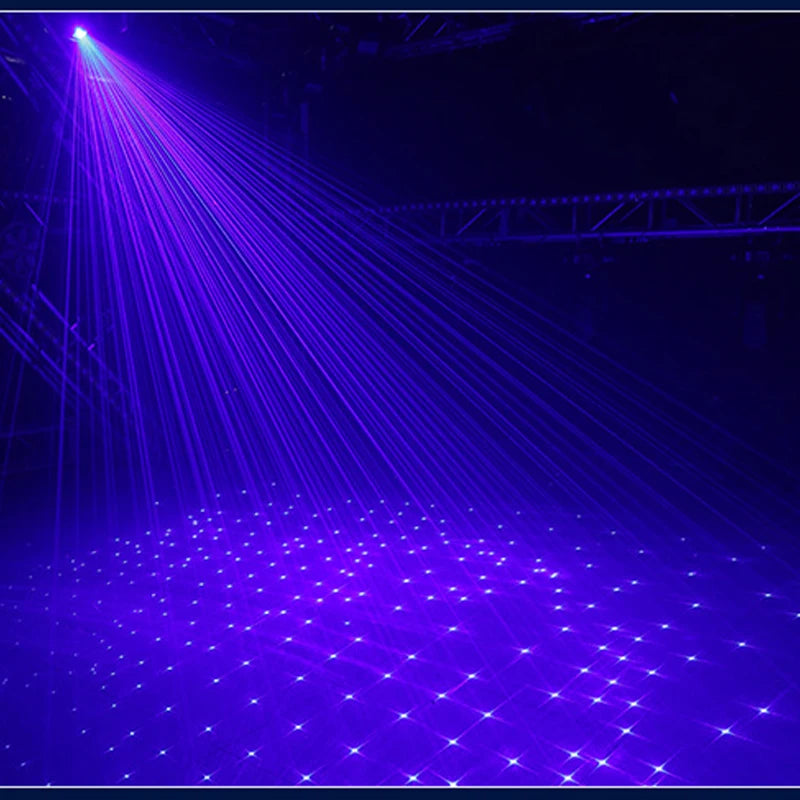 Luz láser RGB de luciérnaga para DJ, proyector láser de cielo estrellado, resistente al agua, DMX, fiesta de discoteca, boda y Navidad