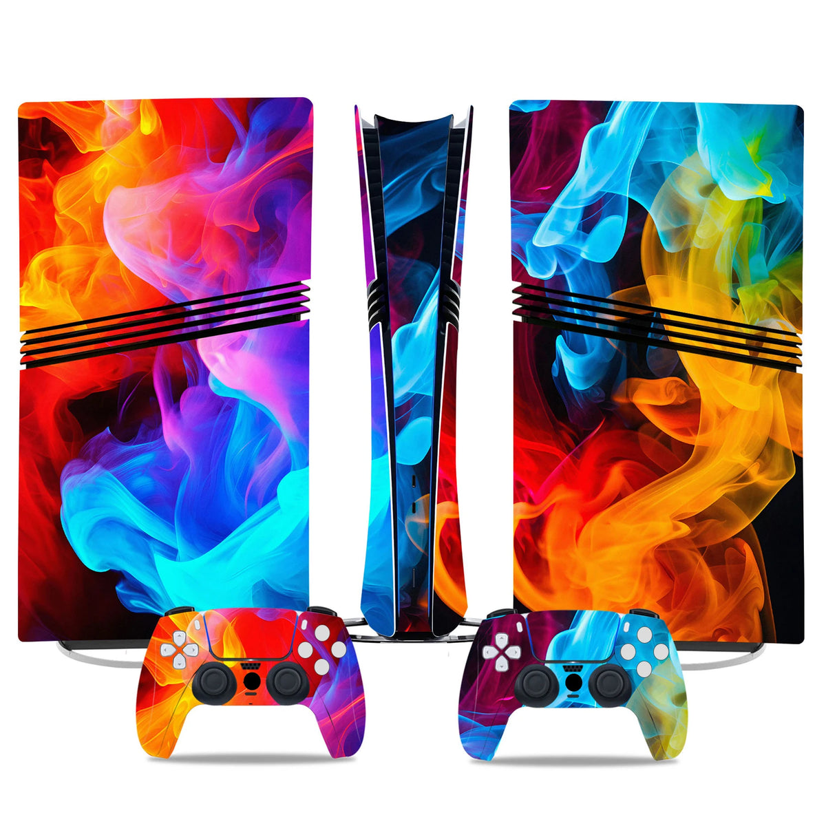 Juego completo de adhesivos protectores para consola PS5 Pro Digital y 2 mandos