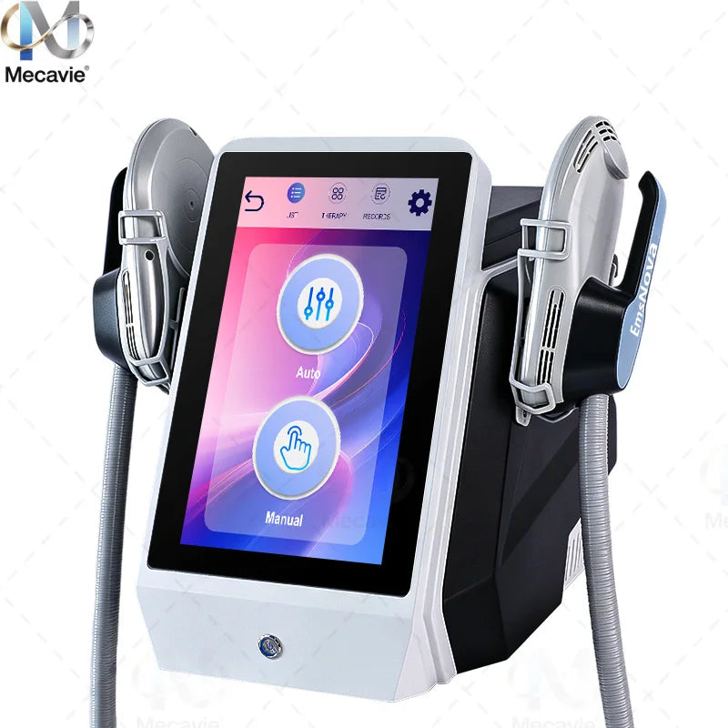 Dispositivo de Reducción de Grasa EMS RF de Nueva Generación, 6500W, 200HZ, con Doble Manípulo, para Esculpir el Cuerpo, Reafirmar la Piel y Equipo de Belleza
