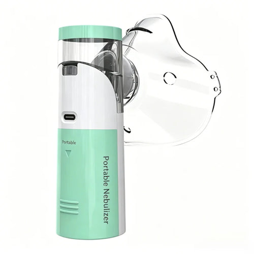 Nebulizador de malla portátil W303, máquina inhaladora médica de mano con máscara para adultos y niños, atomizador ultrasónico doméstico para respiración
