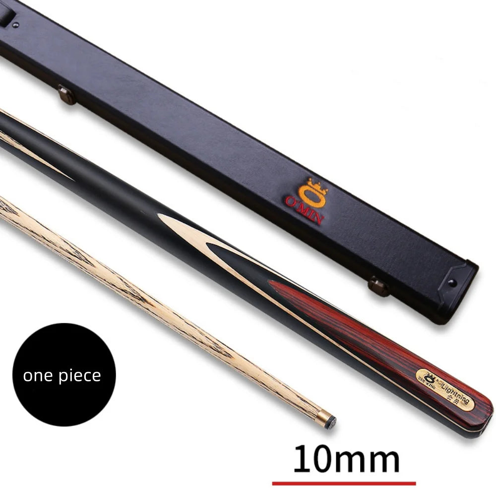 Taco de billar snooker OMIN serie Flash Lightning de 57", 9.5/10/11.5mm, set completo