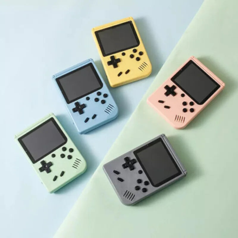 Consola de Videojuegos Retro con Más de 500 Juegos Clásicos Integrados para TV, Reproductor de Videojuegos Portátil de 5 Pulgadas para Game Boy, Juegos para Dos Jugadores
