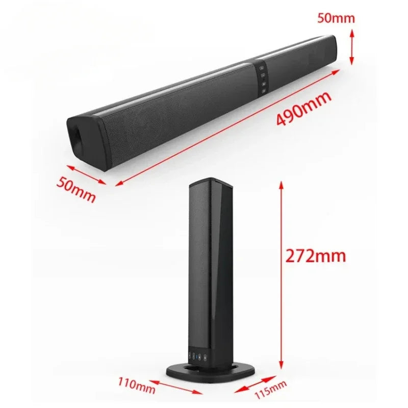 Potente barra de sonido, barra de sonido de Radio, Audio, TV, ordenador, Subwoofer, altavoz inalámbrico de cine en casa, barra de sonido, Altavoz Bluetooth