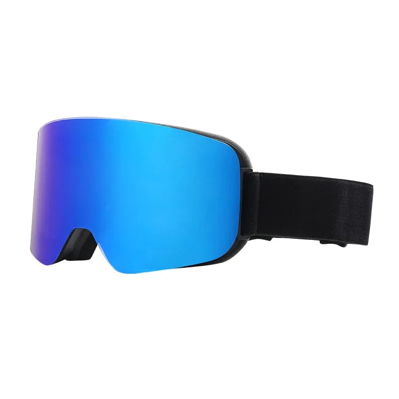 Gafas de esquí y snowboard para mujer y hombre, gafas de protección para esquiar, protección UV 400 contra la nieve, para usar sobre gafas, diseño cilíndrico, doble protección antivaho, modelo 2028.