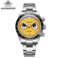 Reloj de lujo para hombre ADDIESDIVE AD2557, cronógrafo de cuarzo VK64, 40 mm, bisel de cerámica, luminiscencia BGW9, reloj de moda resistente al agua 100M