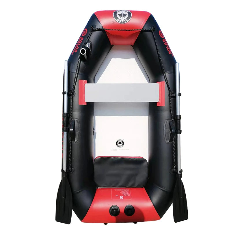Barco de pesca Solar Marine de PVC para 2 personas, Kayak inflable de 2M, canoa resistente al desgaste, artesanía de juego acuático con accesorios gratis
