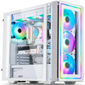 PC para juegos AOTESIER Ryzen A87680 500GB NVME con Windows 10 Pro, computadora de escritorio para unidad de sistema, PC personalizable, PC gamer, ensamblaje de PC.