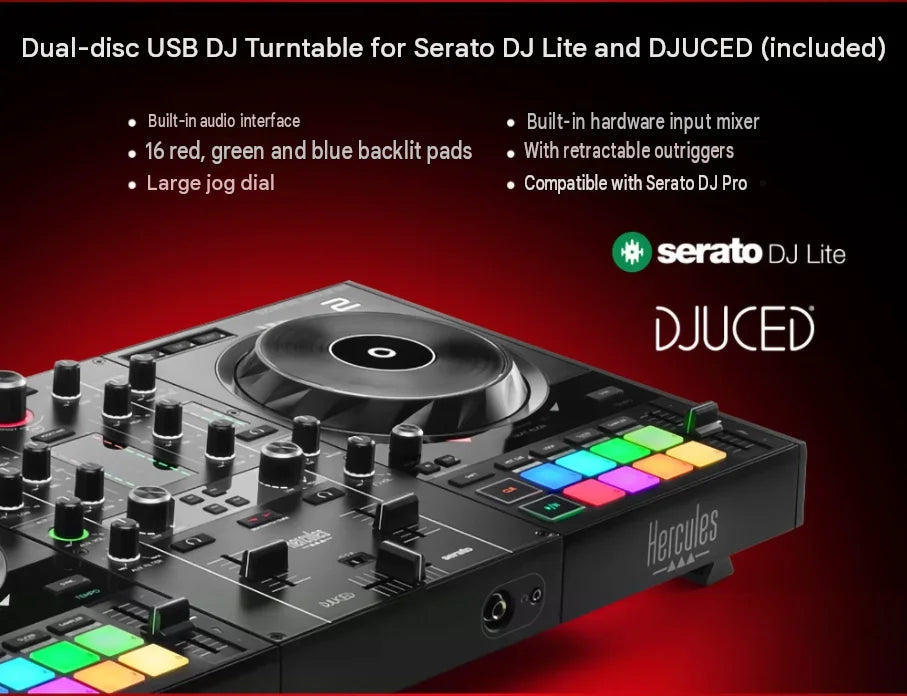King Pioneer INPULSE 500, mezcladora portátil de nivel básico para DJ, con 4 canales, kit de controlador para DJ Rekordbox, disponible en el mercado de instrumentos musicales.