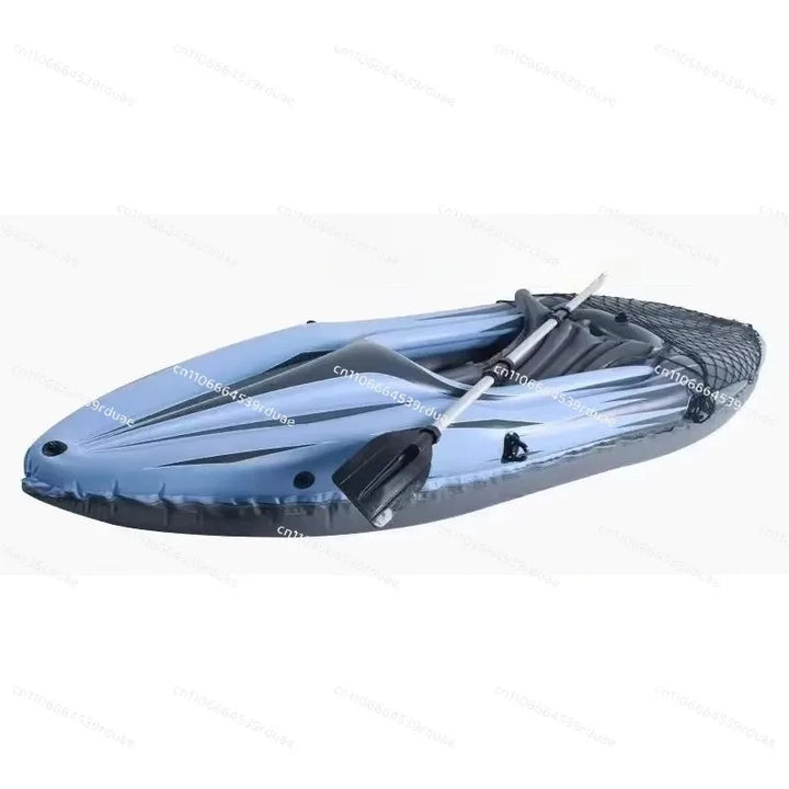 Kayak Inflable Plegable para Exteriores, Bote de Goma, Bote de Asalto, Aventura, Canoa Individual o Doble, Bote de Pesca