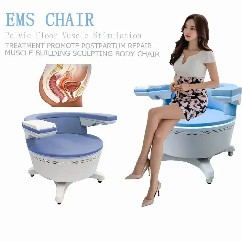Silla de Ejercicios para el Suelo Pélvico EMS 2026, No Invasiva, Utiliza Tecnología Electromagnética para Fortalecer los Músculos del Suelo Pélvico, Rep