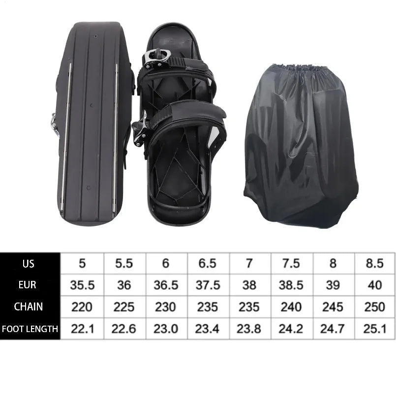 Mini Esquís Snowblades para Nieve, Esquís Cortos para Invierno, Snowskates, Skiboards, Esquís Portátiles y Ligeros, Calzado de Esquí para Deportes al Aire Libre