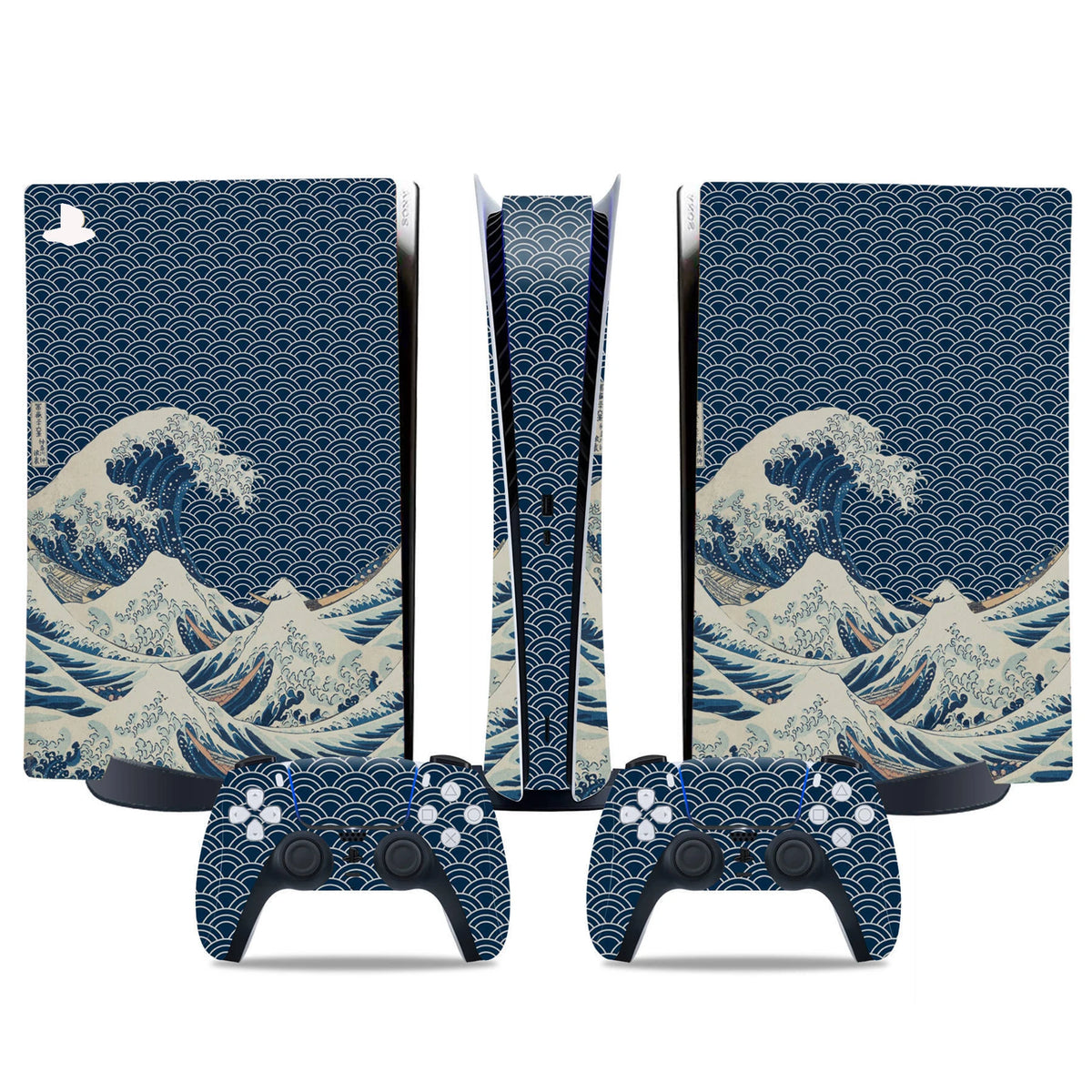 Adhesivo para consola PS5 Digital, cubierta protectora de vinilo para control de juego