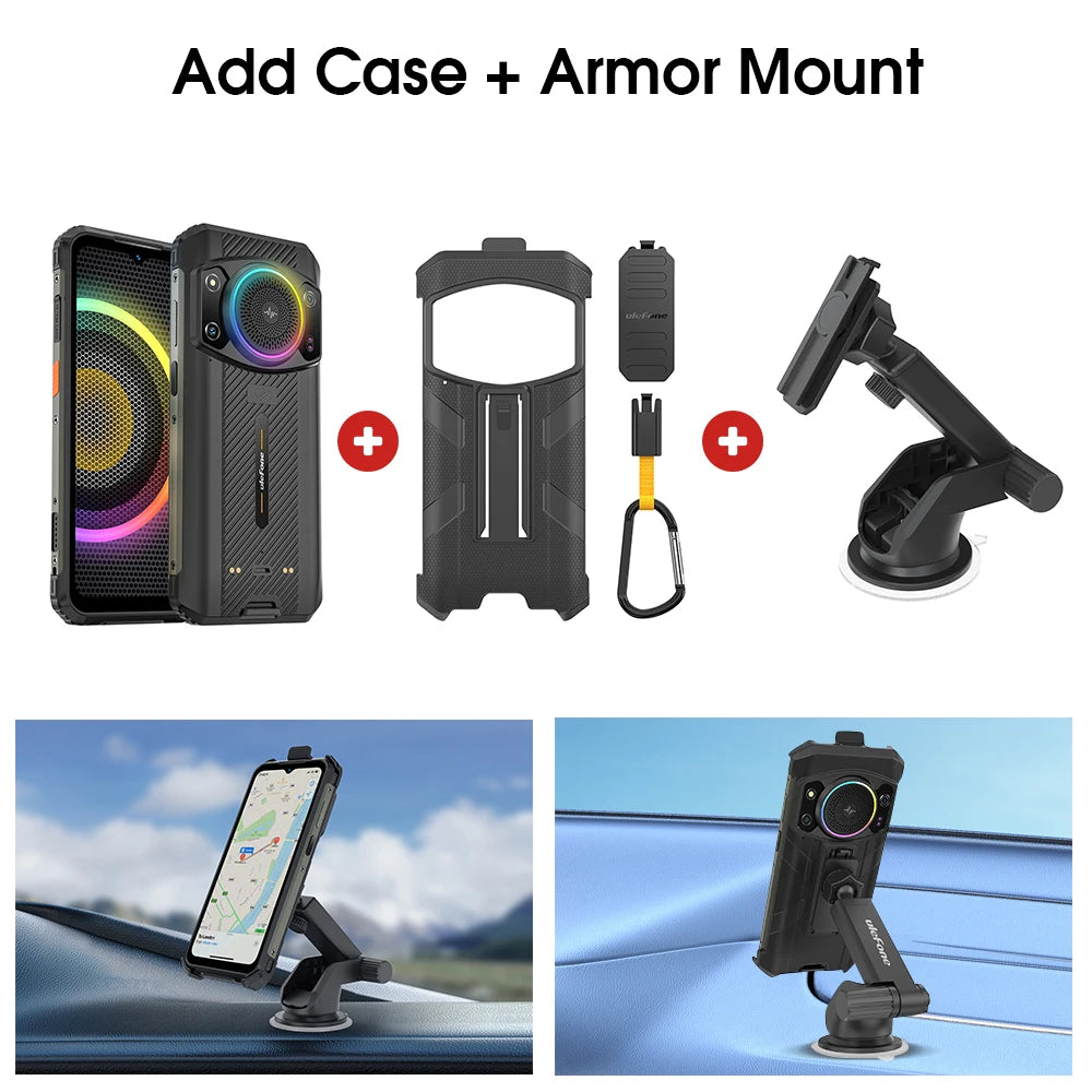 Teléfono resistente Ulefone Armor 21, 16 GB de RAM, 256 GB de ROM, smartphone Android, teléfono móvil G99, 64 MP, 9600 mAh, versión global 4G