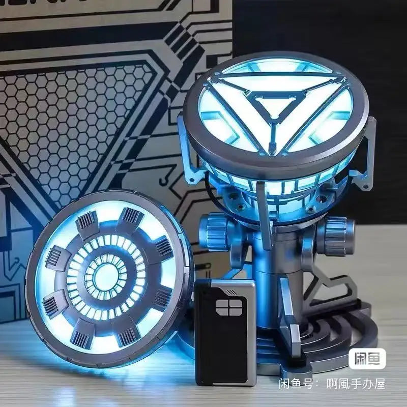 Reactor Mk50 1:1, Lámpara de Pecho Portátil, Réplica del Arc Reactor de Tony Stark, Figura con Luz LED, Regalo de Cumpleaños
