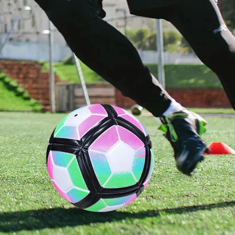 Balones de Fútbol 2024, Tamaño Profesional 5 y 4, Alta Calidad, PU Suave, Sin Costuras, para Deportes al Aire Libre, Liga, Entrenamiento, Partido