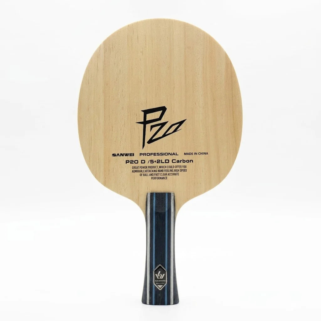 Nueva Pala de Tenis de Mesa SANWEI P20 D Carbon 2026, Raqueta P20D para Loop y Ofensiva, Pala de Ping Pong