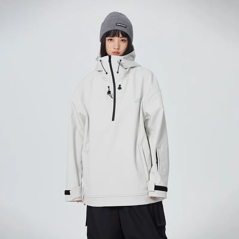 Sudadera con capucha para hombre y mujer, ropa de Snowboard, gruesa, cálida, profesional, impermeable, esquí, abrigo superior, Invierno