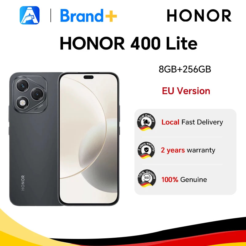 HONOR 400 Lite 5G, Versión UE, Smartphone 5G, cámara principal de 108 MP, MTK Dimensity 7025-Ultra, batería de 5230 mAh, AMOLED de 6,7 pulgadas