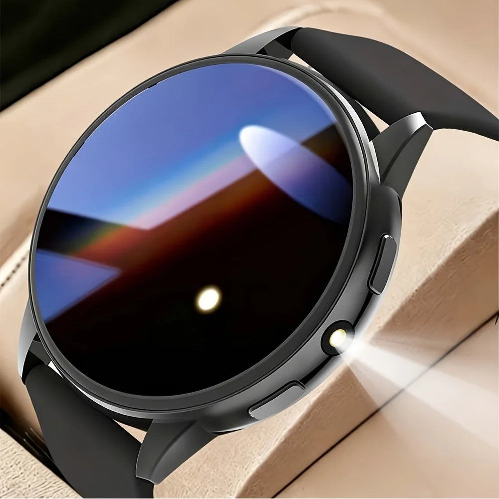 Nuevo modelo 2026, moderno reloj inteligente redondo, pantalla HD totalmente táctil, llamadas inalámbricas, múltiples modos deportivos, control de música