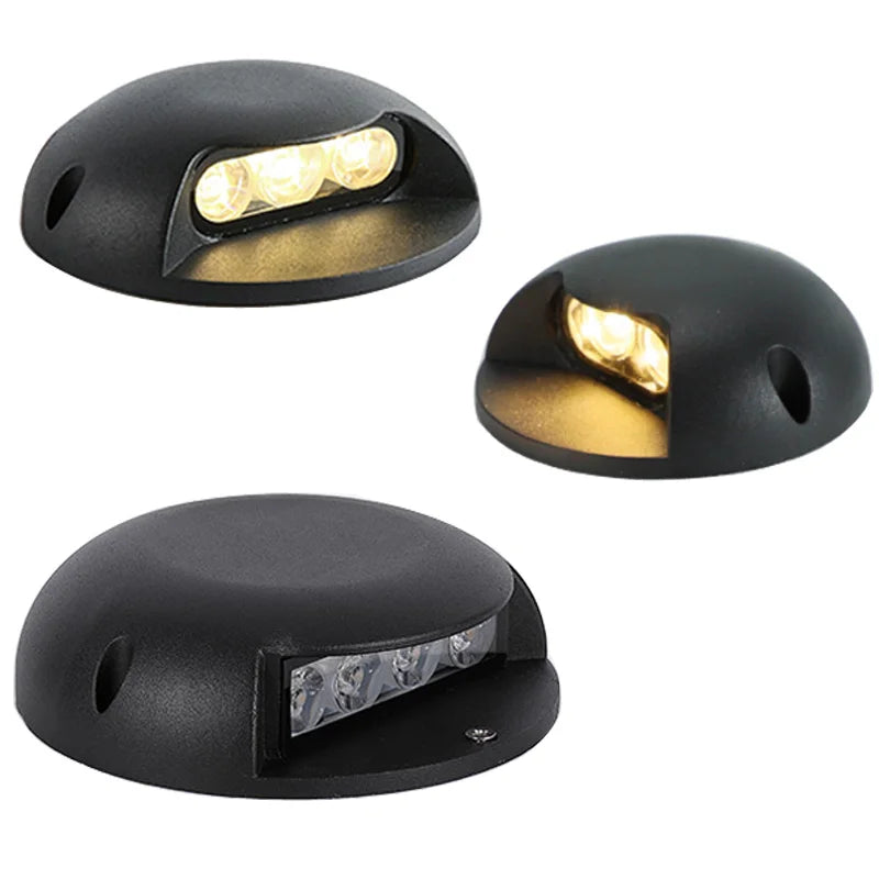 Lámpara LED subterránea impermeable IP68 de 3W 6W 9W 12W para exteriores, jardín, caminos, suelo, empotrada, focos, paisaje, CA 85-265V CC 12V