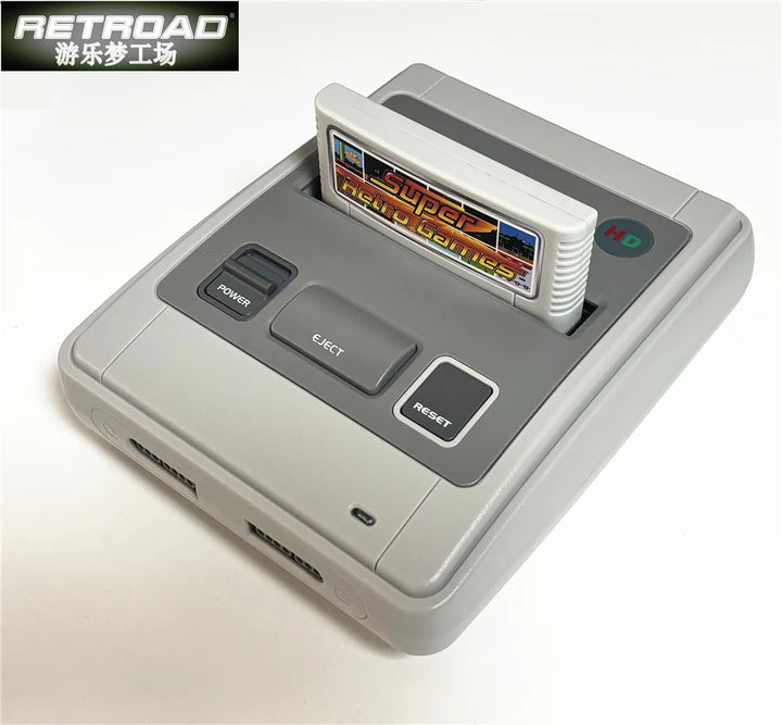 RETROAD 5+Ultra SUPER HD ENTERTAINMENT Consola principal compatible con cartucho de juego Super NES/Super Famicom PAL y NTSC (sin accesorios)